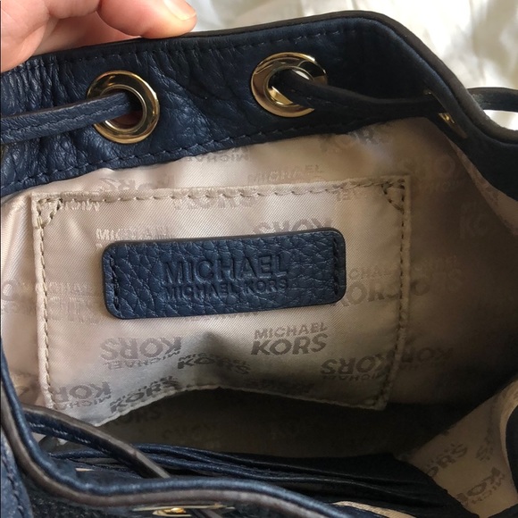 Michael Kors Navy Crossbody - Picture 6 of 8